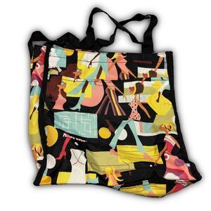 Retro Chic Illustration Tote Bag